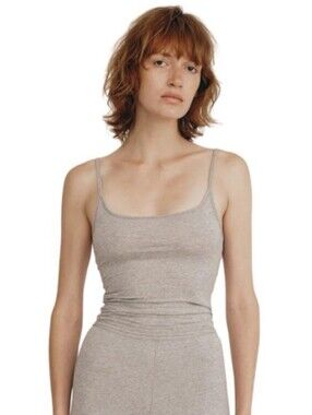 NWT Organic Basics Core Organic Cotton Cropped Singlet Camisole Top - Size L
